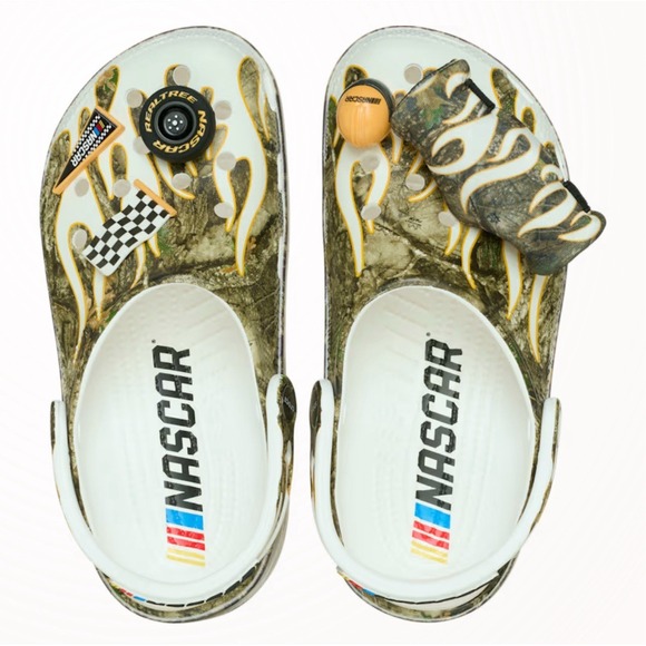 CROCS X NASCAR Men\'s Size 12 REALTREE CLASSIC CLOG‎ With Jibbitz 210827-90H New main image 6